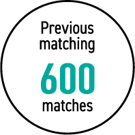 Previous matching 600 matches