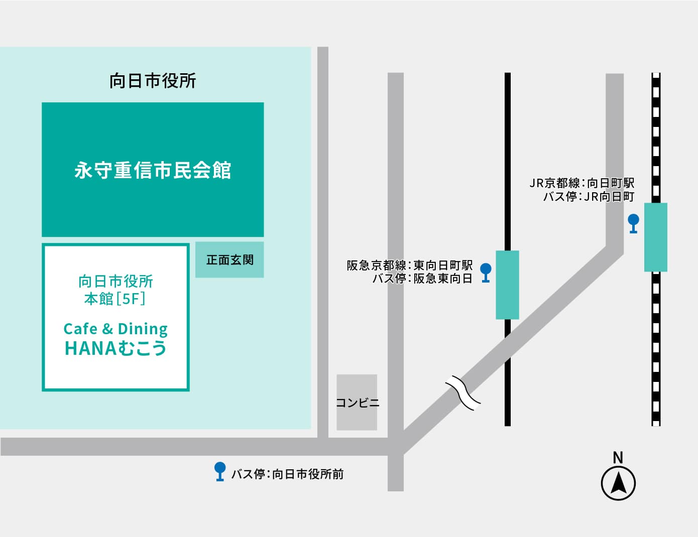会場までの地図の画像